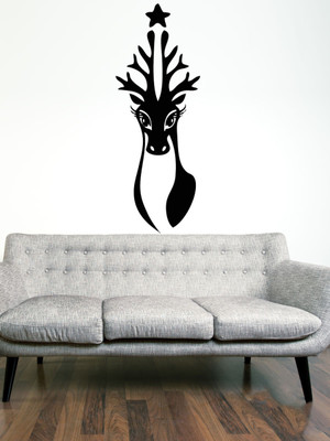 

Giftsnfriends  PVC Vinyl Sticker(Pack of 1, Black