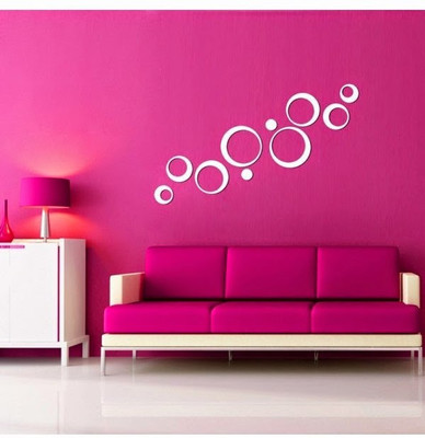 75% OFF on Wall Whispers Small Acrylic Sticker(Pack of 10)
