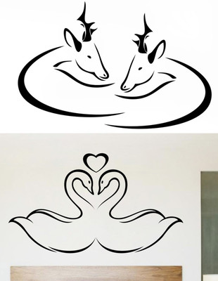 

Vsquare Studio  Wall Sticker Sticker(Pack of 2, Multicolor
