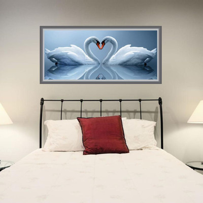

Cute Love Birds Wall Poster 2 Fine Art Print(16 inch X 36 inch, Rolled)