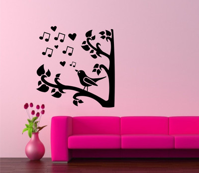 

Smart Wall Guru  Wall Sticker Sticker(Pack of 1, Black