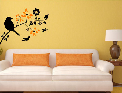 

Smart Wall Guru  Adhesive Sticker(Pack of 1, Black;orange