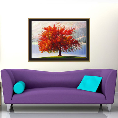 Creatick Studio 73.66 cm Tree Sticker(Pack of 1)