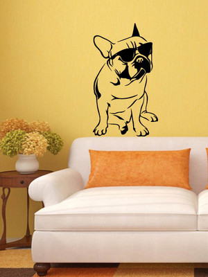 

Trends on Wall  Animal Sticker(Pack of 1, White