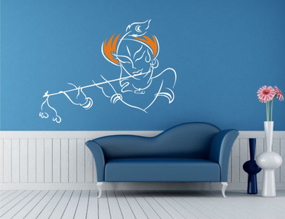 

Wall Guru  Adhesive Sticker(Pack of 1, White