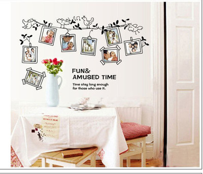 

Looks United  Photo frame Sticker(Pack of 1, Black