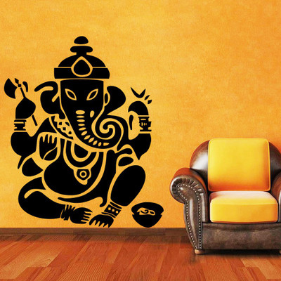 

Decor Kafe  Wall Sticker For Bedroom Sticker(Pack of 1, Black