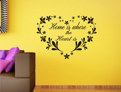 

Wall Guru  Wall Decal&Sticker Sticker(Pack of 1, Black