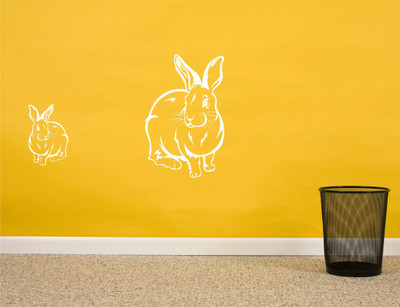 

Wall Guru  Self Adhesive Wall Decal Sticker(Pack of 1, Black