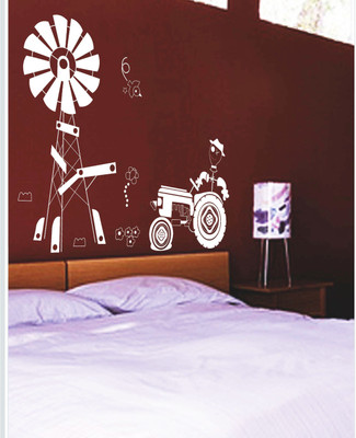 Creatick Studio 91.44 cm Sticker of Creatick Studio Decal Style Wind Mill Wall Sticker Self Adhesive Sticker(Pack of 1)