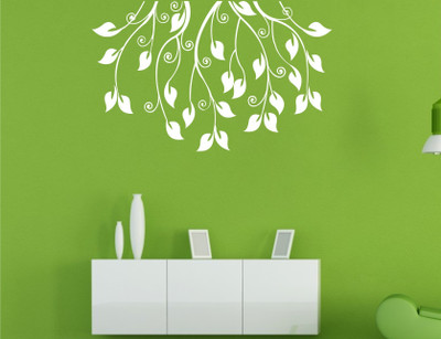 

Wall Guru  Self Adhesive Wall Decal Sticker(Pack of 1, White