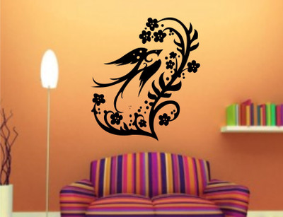

Heaven Decor1  Self Adhesive Wall Decal Sticker(Pack of 1, Black