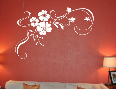 

Wall Guru  Self Adhesive Wall Decal Sticker(Pack of 1, White