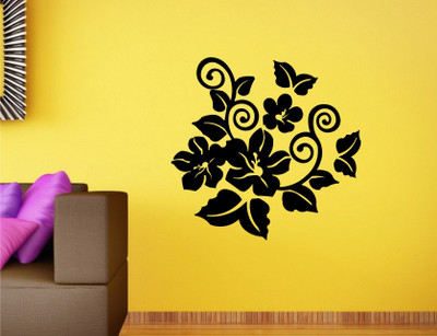 

Wall Guru  Wall Decal&Sticker Sticker(Pack of 1, Black