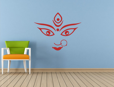

Wall Guru  Self Adhesive Wall Decal Sticker(Pack of 1, Red