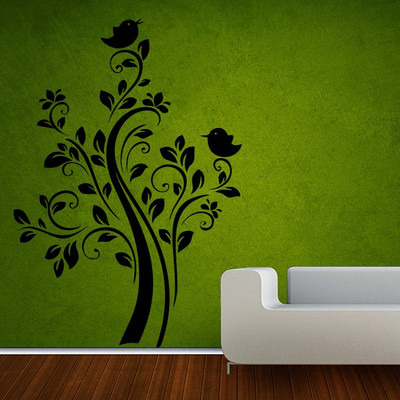 76% OFF on decor kafe Large Wall Sticker For Bedroom(Pack of 1)