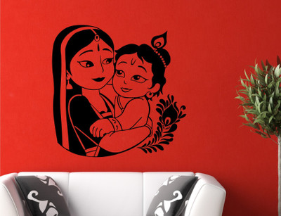

Wall Guru  Wall Decal&Sticker Sticker(Pack of 1, Black