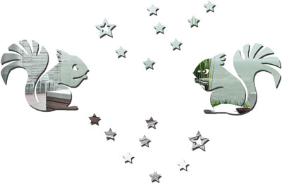

Sehaz Artworks  Decals Sticker(Pack of 18, Silver