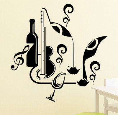 

Vsquare Studio  Wall Sticker Sticker(Pack of 1, Black
