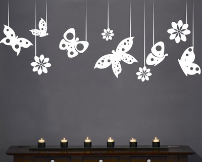 68% OFF on Decor Kafe Small Wall Sticker For Bedroom Sticker(Pack of 1)
