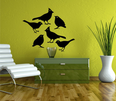 

Smart Wall Guru  Adhesive Sticker Sticker(Pack of 1, Black