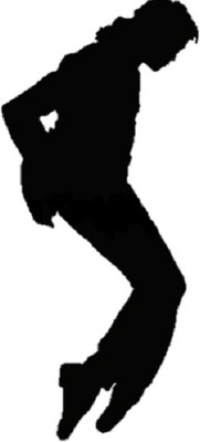 

Grabden Medium MJ Car Sticker(Pack of 1)