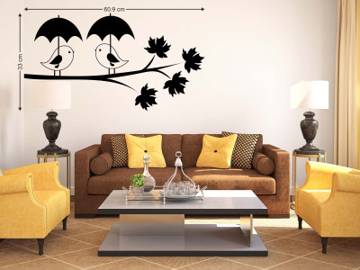 

Vsquare Studio Small Wall Sticker Sticker(Pack of 1)