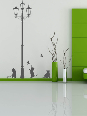 

Trends on Wall  Animal Sticker(Pack of 1, Grey