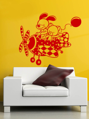 

Trends on Wall  Kids Sticker(Pack of 1, Red