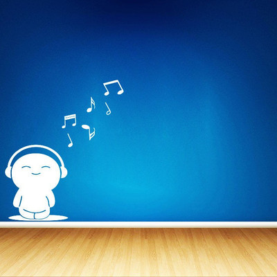 Creatick Studio 40.64 cm Toy Music Notes Wall Decal Self Adhesive Sticker(Pack of 1)
