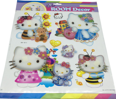 

Funcart  3D Sticker(Pack of 5, Multicolor