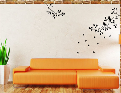 

Wall Guru  Adhesive Sticker(Pack of 1, Black