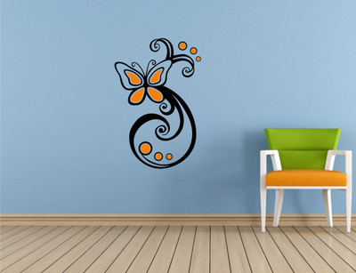 

Wall Guru  Self Adhesive Wall Decal Sticker(Pack of 1, Black