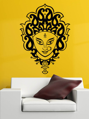 Trends on WALL 72 cm Devi Maa Self Adhesive Sticker(Pack of 1)