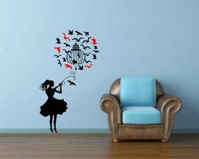 

Smart Wall Guru  Adhesive Sticker(Pack of 1, Black;red