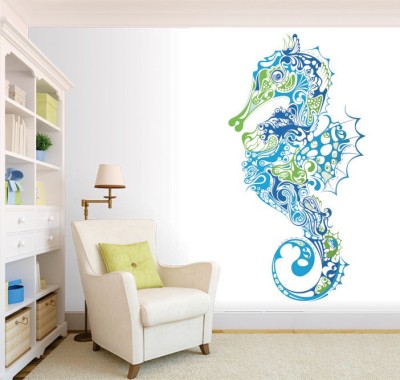 Impression Wall 31 cm Beautiful Fish Sticker(Pack of 1)