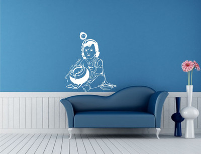

Wall Guru  Adhesive Sticker(Pack of 1, White