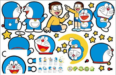 

Grabden Medium Doremon Switch Sticker(Pack of 10)