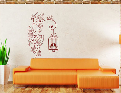 

Wall Guru  Adhesive Sticker(Pack of 1, Brown