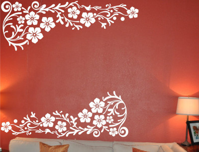 

Wall Guru  Self Adhesive Wall Decal Sticker(Pack of 1, White