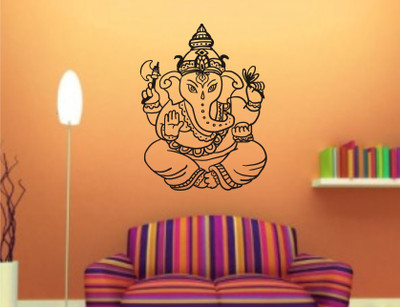 

Wall Guru  Self Adhesive Wall Decal Sticker(Pack of 1, Black