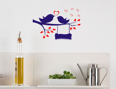 

Wall Guru  Adhesive Sticker(Pack of 1, Blue;red