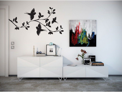 

TMS  wall Sticker(Pack of 1, Multicolor