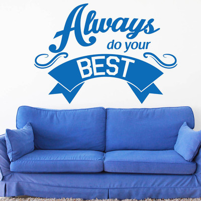 

Pickypomp  Adhesive type Sticker(Pack of 1, Blue