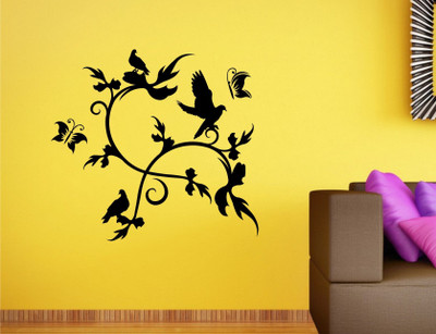 

Wall Guru  Wall Decal&Sticker Sticker(Pack of 1, Black