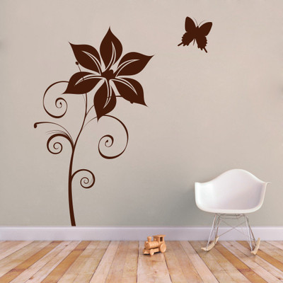 76% OFF on Decor Kafe Small Wall Sticker For Bedroom Sticker(Pack of 1)