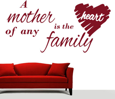 

Creatick Studio  Adhesive Type Sticker(Pack of 1, Burgandy
