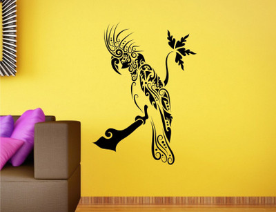 

Wall Guru  Self Adhesive Wall Decal Sticker(Pack of 1, Black