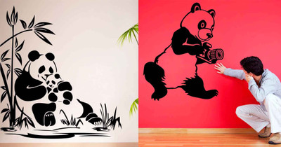 

Vsquare Studio  Vinyl Sticker(Pack of 2, Black