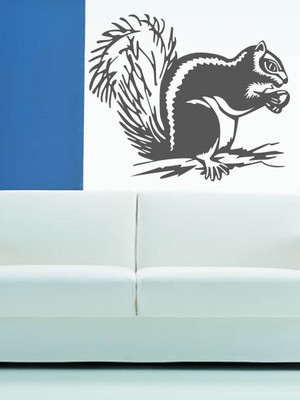 

Trends on Wall  Animal Sticker(Pack of 1, Grey